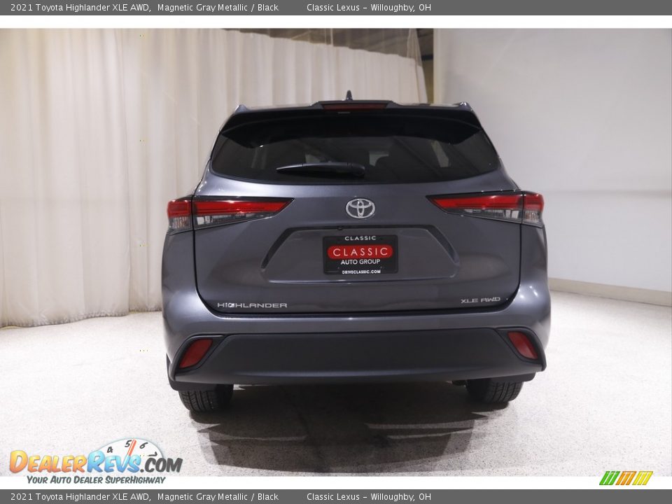 2021 Toyota Highlander XLE AWD Magnetic Gray Metallic / Black Photo #19