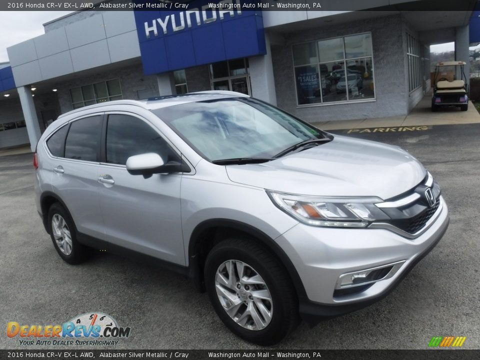 2016 Honda CR-V EX-L AWD Alabaster Silver Metallic / Gray Photo #1