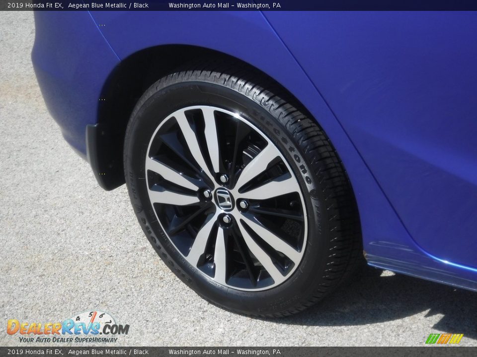 2019 Honda Fit EX Aegean Blue Metallic / Black Photo #3