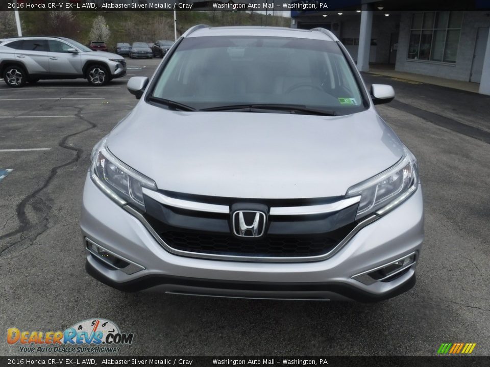 2016 Honda CR-V EX-L AWD Alabaster Silver Metallic / Gray Photo #5