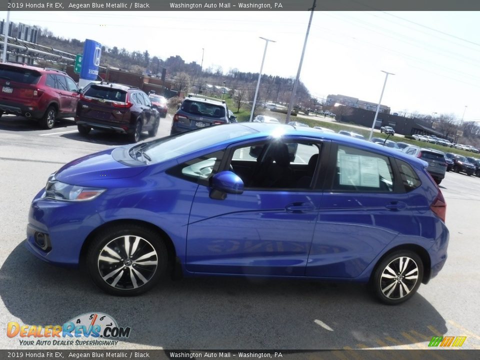 2019 Honda Fit EX Aegean Blue Metallic / Black Photo #7