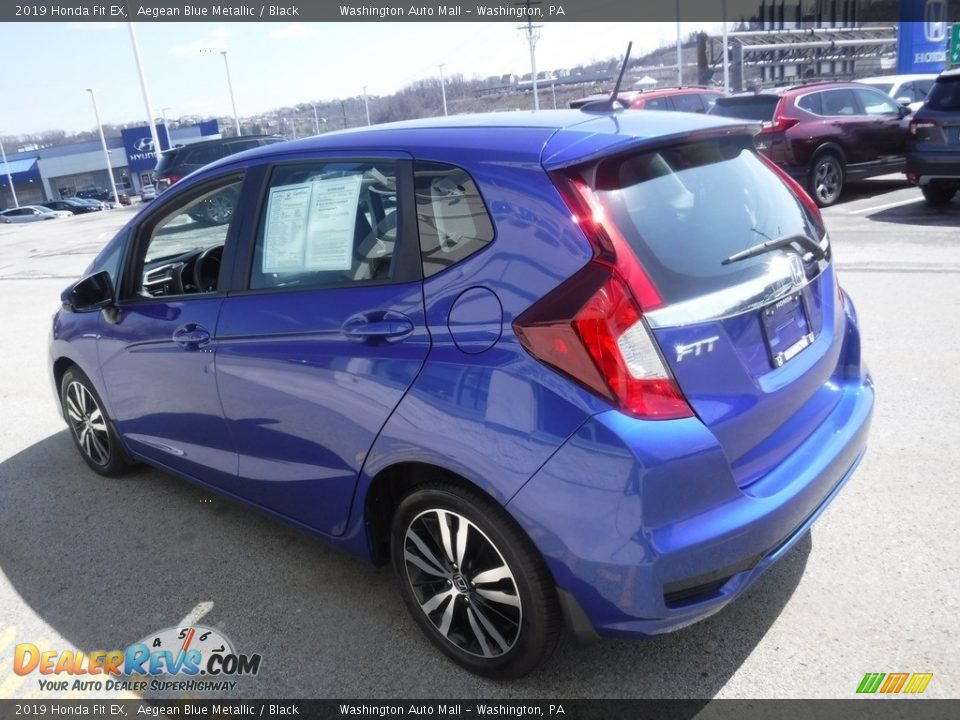 2019 Honda Fit EX Aegean Blue Metallic / Black Photo #8