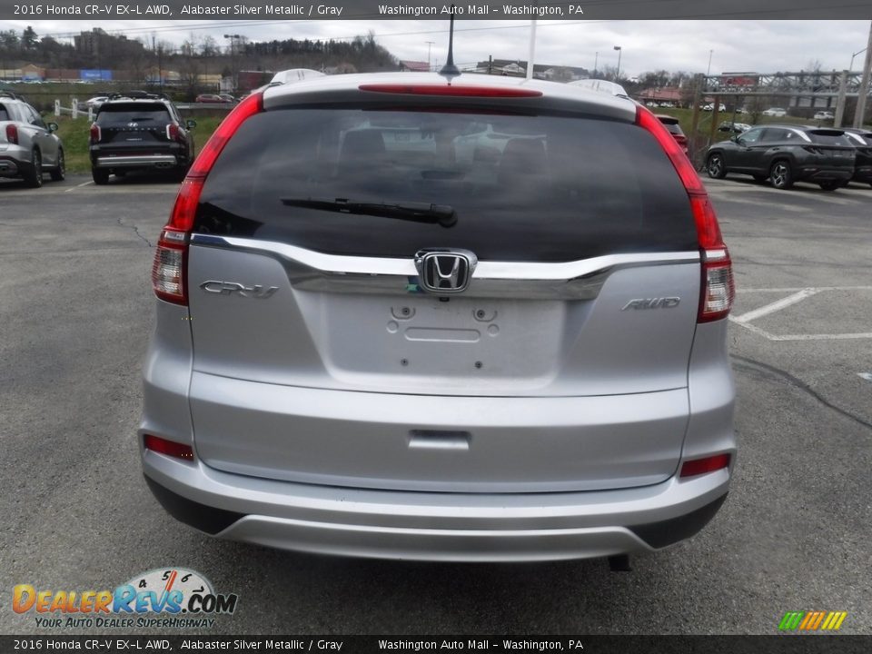 2016 Honda CR-V EX-L AWD Alabaster Silver Metallic / Gray Photo #9