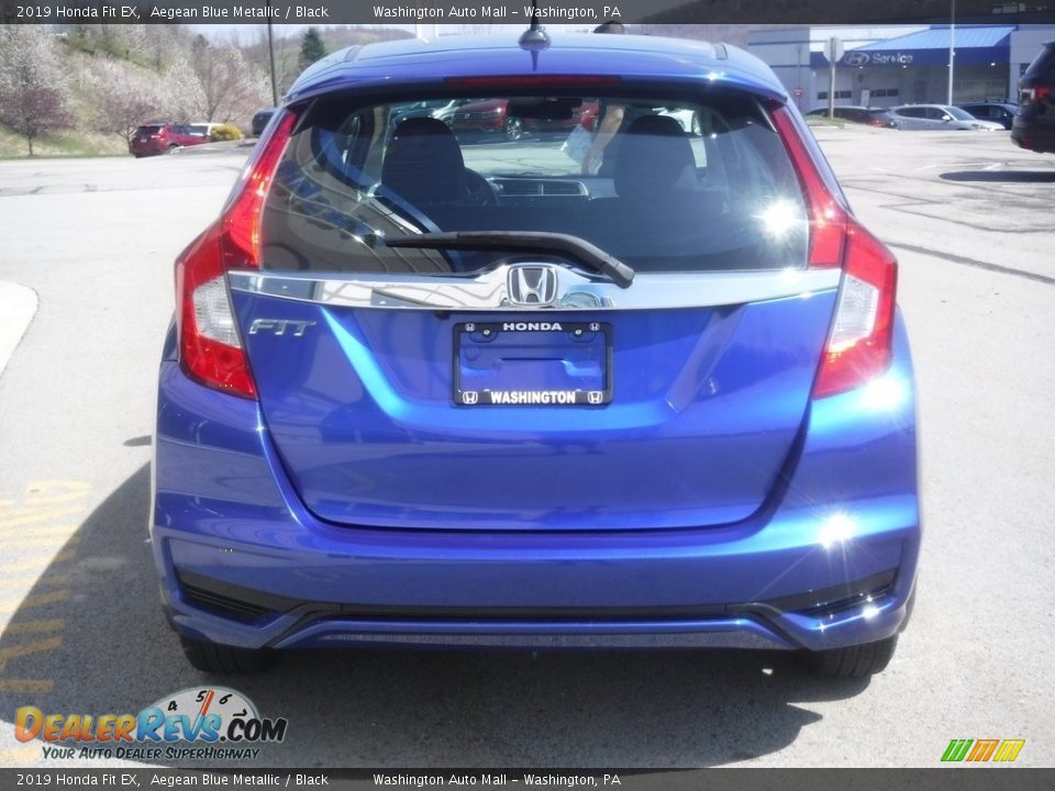 2019 Honda Fit EX Aegean Blue Metallic / Black Photo #9