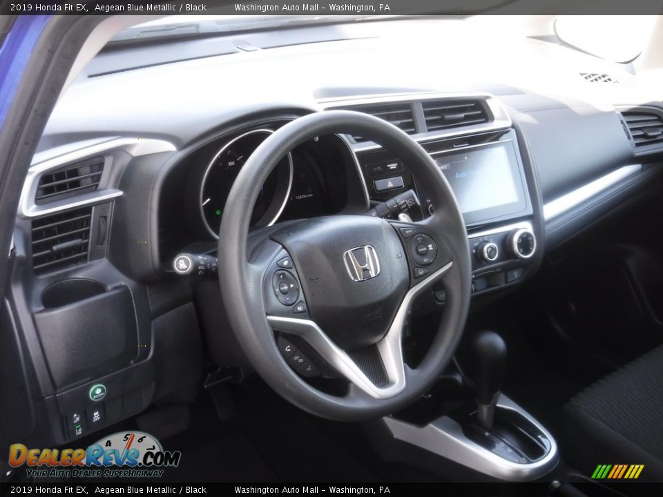 2019 Honda Fit EX Aegean Blue Metallic / Black Photo #12