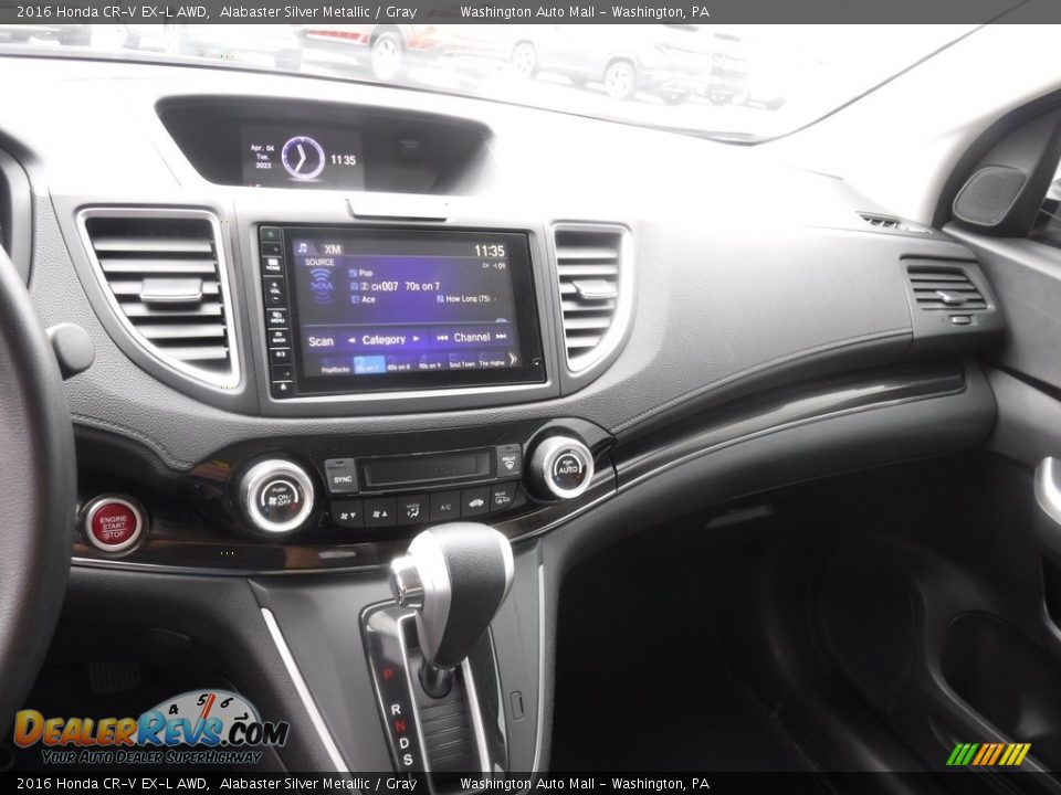 2016 Honda CR-V EX-L AWD Alabaster Silver Metallic / Gray Photo #20
