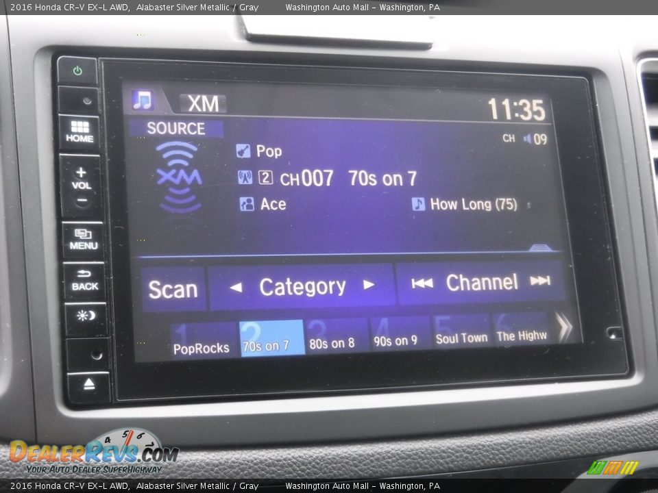 2016 Honda CR-V EX-L AWD Alabaster Silver Metallic / Gray Photo #21