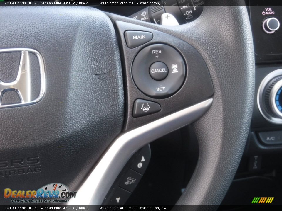 2019 Honda Fit EX Aegean Blue Metallic / Black Photo #25