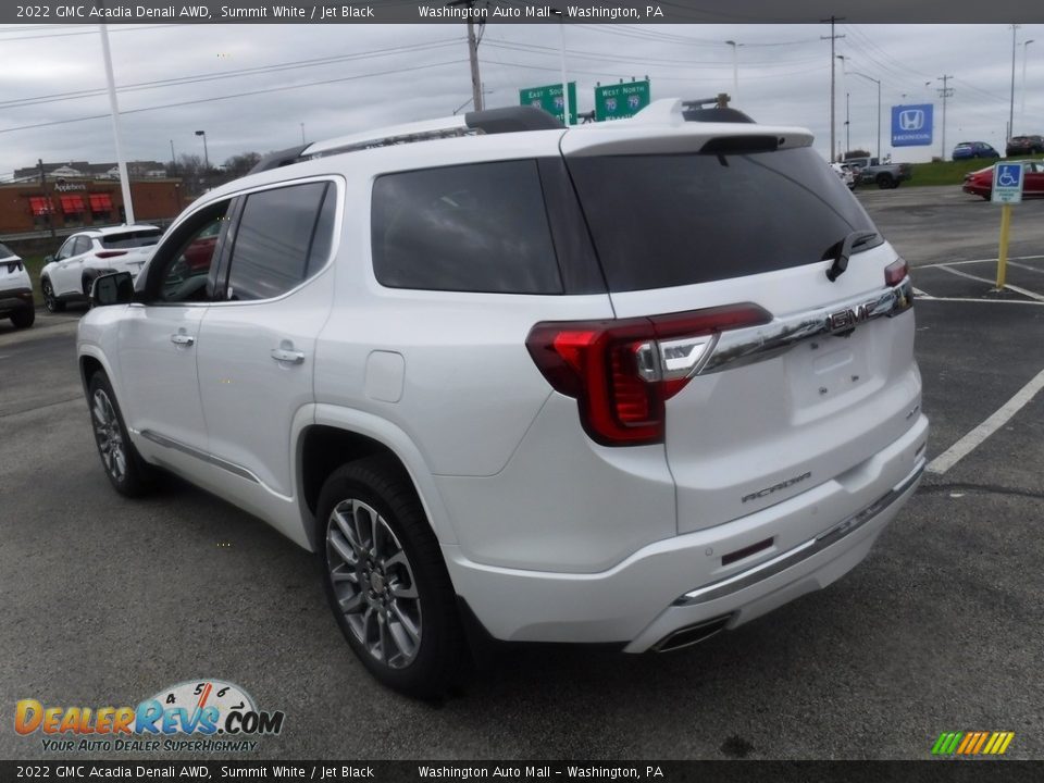 2022 GMC Acadia Denali AWD Summit White / Jet Black Photo #8