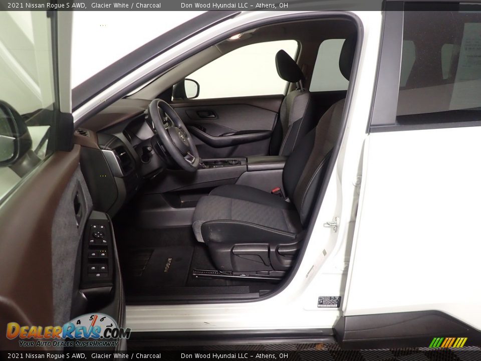 2021 Nissan Rogue S AWD Glacier White / Charcoal Photo #20