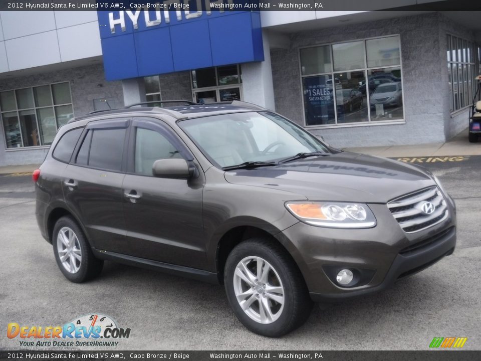 2012 Hyundai Santa Fe Limited V6 AWD Cabo Bronze / Beige Photo #1