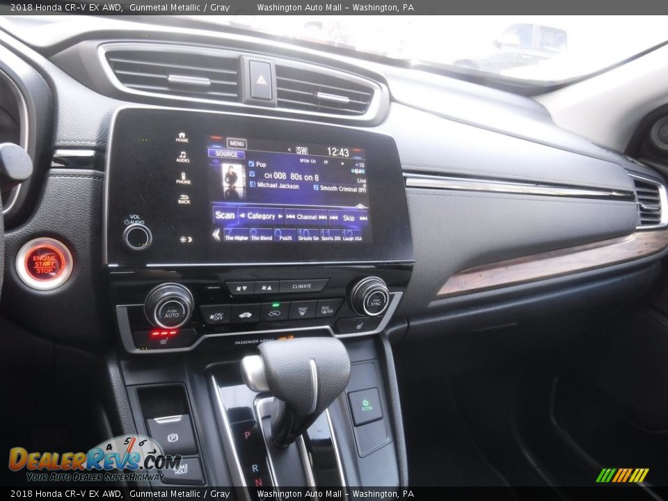 2018 Honda CR-V EX AWD Gunmetal Metallic / Gray Photo #15