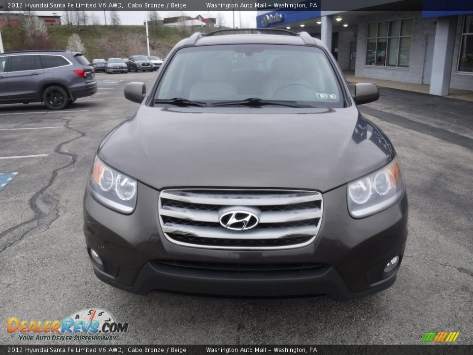 2012 Hyundai Santa Fe Limited V6 AWD Cabo Bronze / Beige Photo #5