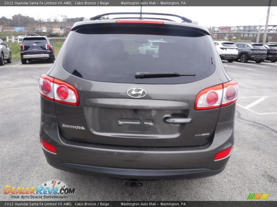 2012 Hyundai Santa Fe Limited V6 AWD Cabo Bronze / Beige Photo #9