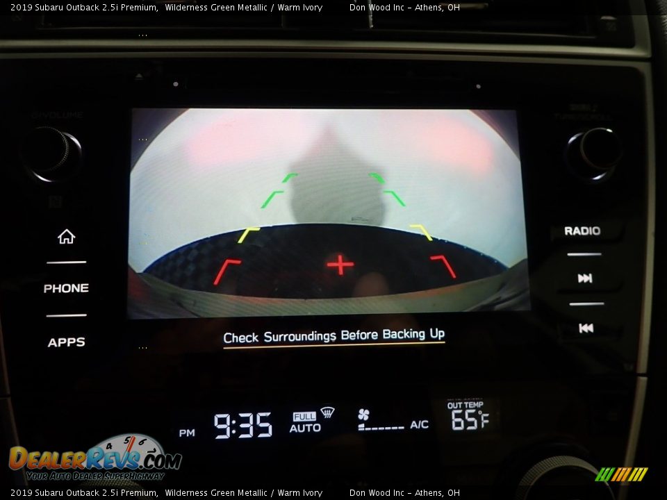 2019 Subaru Outback 2.5i Premium Wilderness Green Metallic / Warm Ivory Photo #2