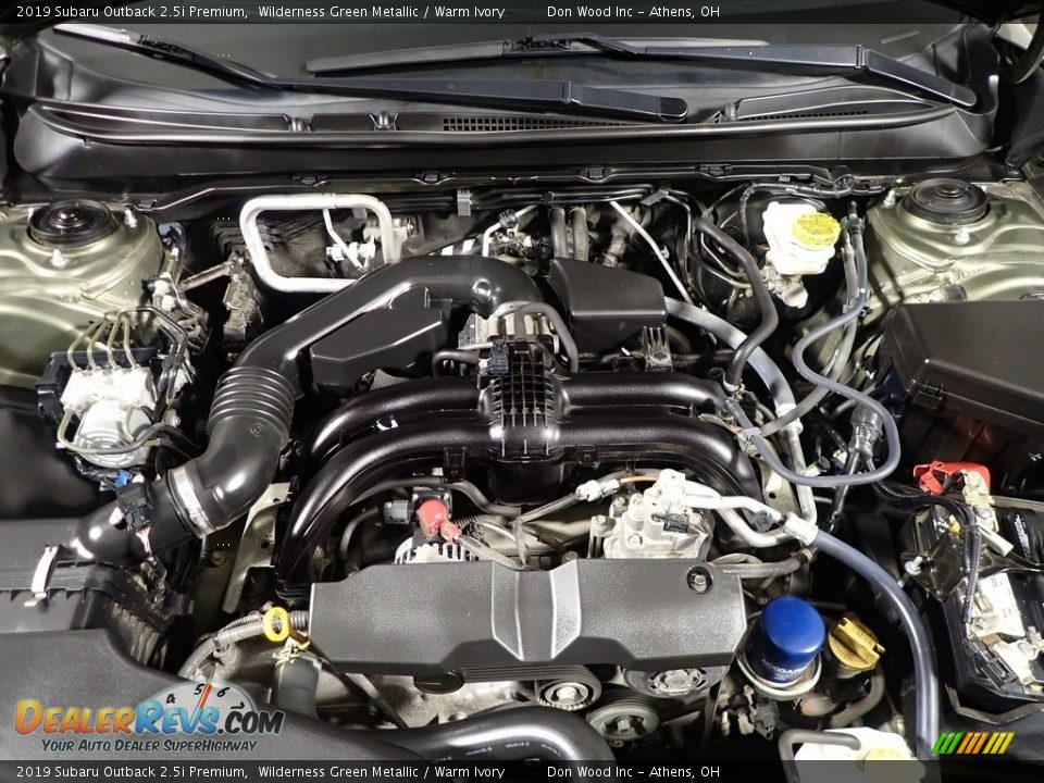 2019 Subaru Outback 2.5i Premium Wilderness Green Metallic / Warm Ivory Photo #6