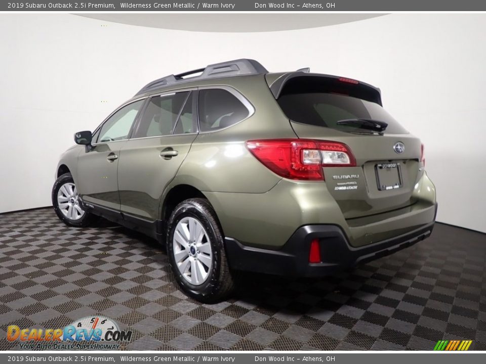 2019 Subaru Outback 2.5i Premium Wilderness Green Metallic / Warm Ivory Photo #9
