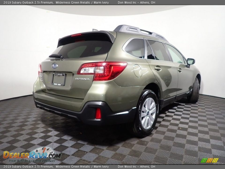 2019 Subaru Outback 2.5i Premium Wilderness Green Metallic / Warm Ivory Photo #14