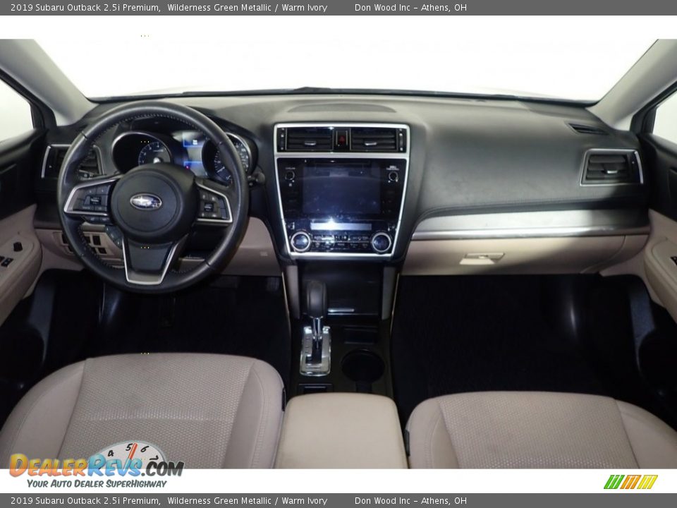 2019 Subaru Outback 2.5i Premium Wilderness Green Metallic / Warm Ivory Photo #20