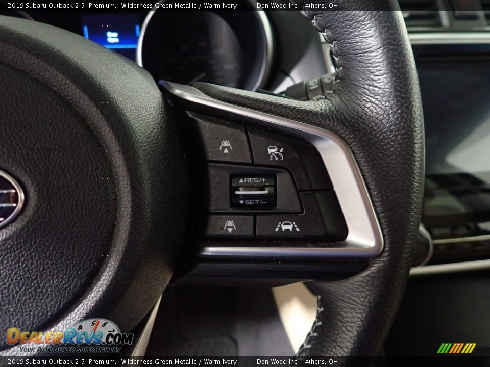 2019 Subaru Outback 2.5i Premium Wilderness Green Metallic / Warm Ivory Photo #26