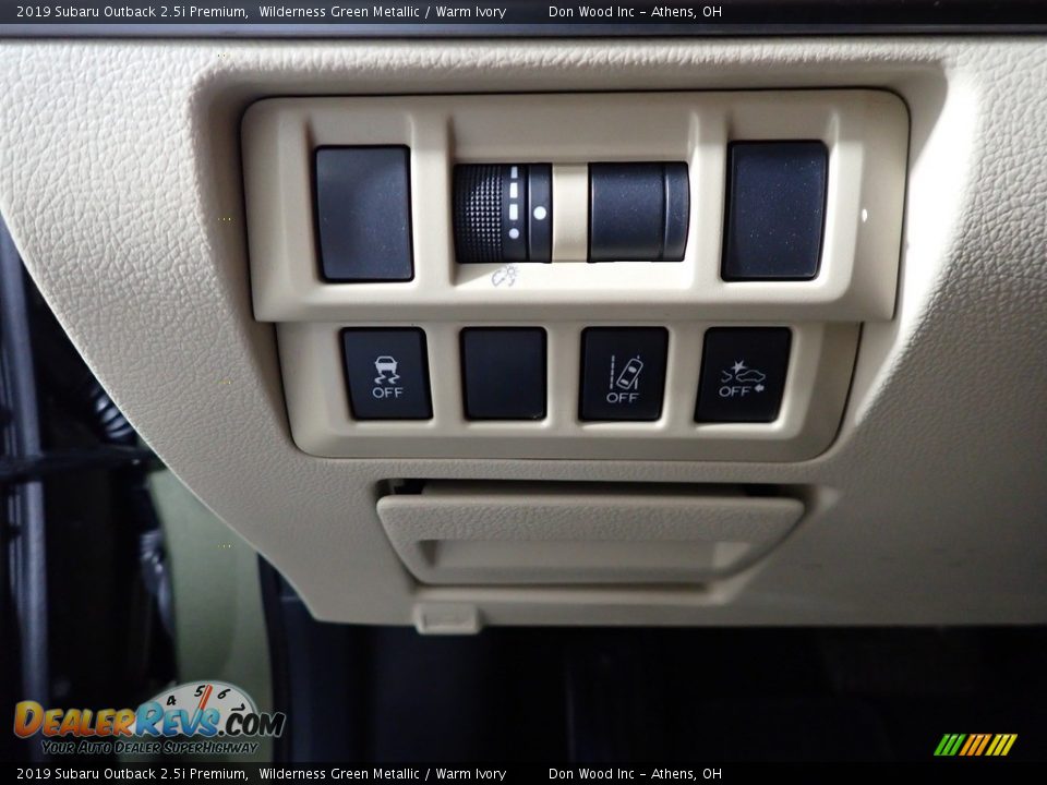 2019 Subaru Outback 2.5i Premium Wilderness Green Metallic / Warm Ivory Photo #27