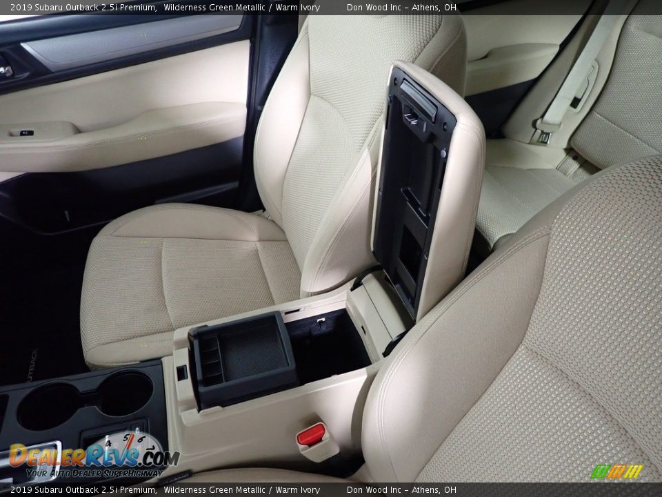 2019 Subaru Outback 2.5i Premium Wilderness Green Metallic / Warm Ivory Photo #29