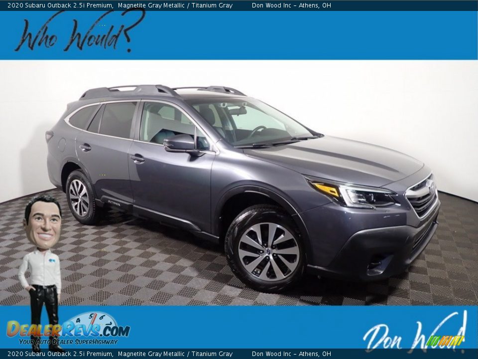 2020 Subaru Outback 2.5i Premium Magnetite Gray Metallic / Titanium Gray Photo #1