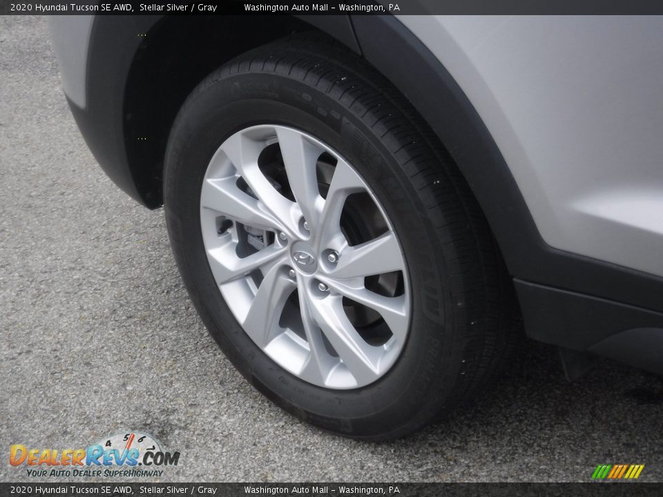 2020 Hyundai Tucson SE AWD Stellar Silver / Gray Photo #3