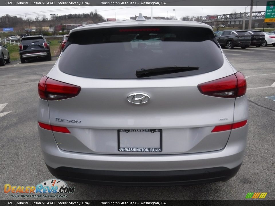 2020 Hyundai Tucson SE AWD Stellar Silver / Gray Photo #8
