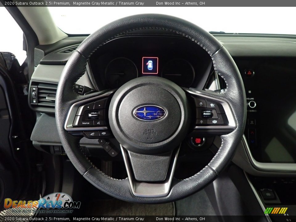 2020 Subaru Outback 2.5i Premium Magnetite Gray Metallic / Titanium Gray Photo #24