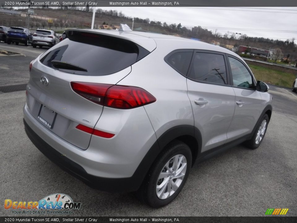 2020 Hyundai Tucson SE AWD Stellar Silver / Gray Photo #9