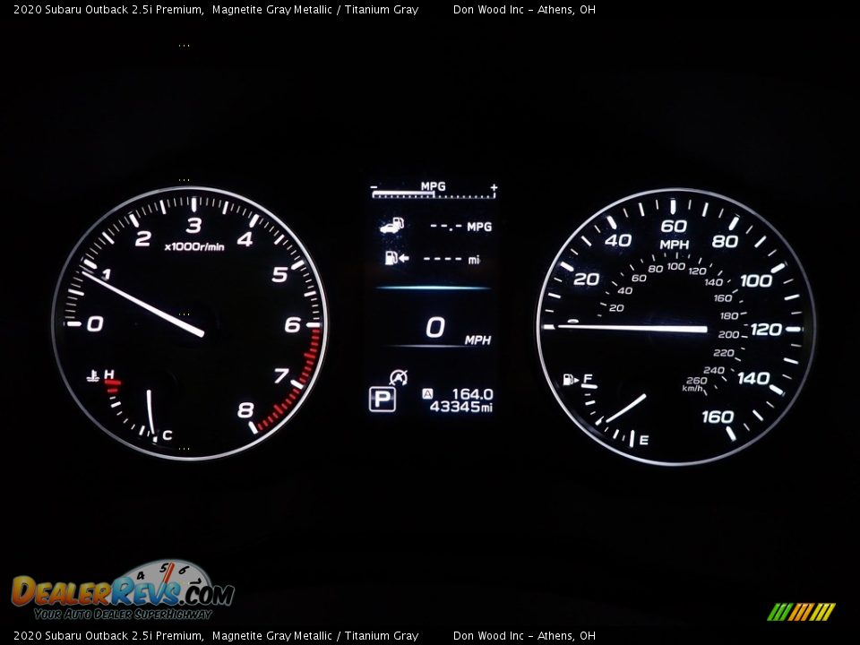 2020 Subaru Outback 2.5i Premium Magnetite Gray Metallic / Titanium Gray Photo #25