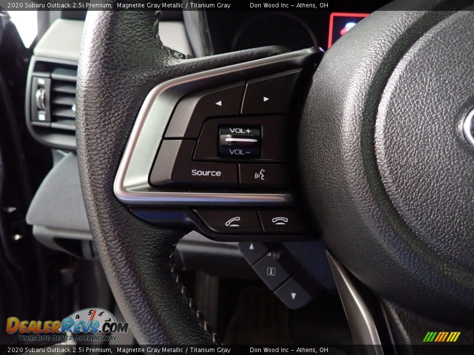 2020 Subaru Outback 2.5i Premium Magnetite Gray Metallic / Titanium Gray Photo #26