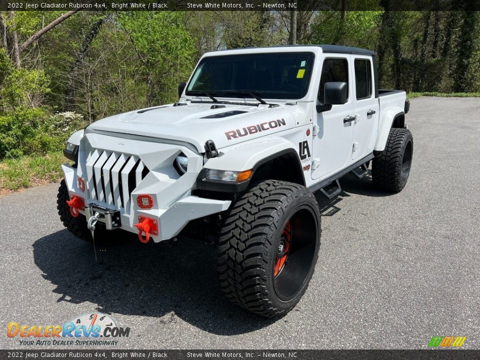 2022 Jeep Gladiator Rubicon 4x4 Bright White / Black Photo #2