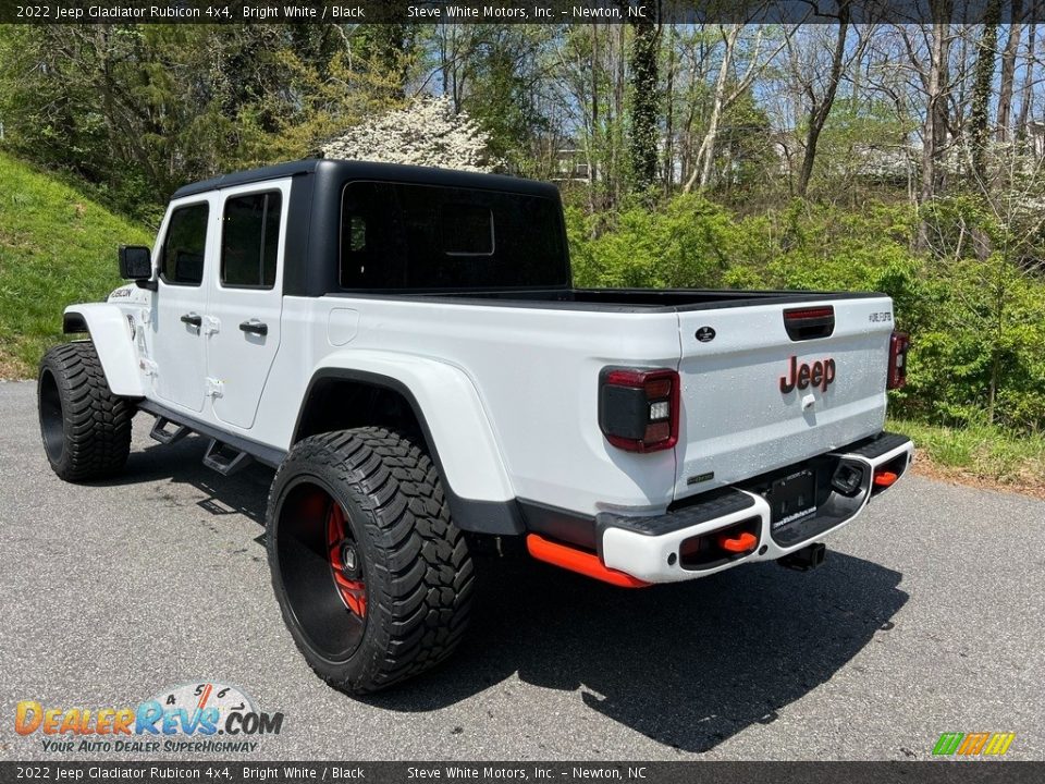 2022 Jeep Gladiator Rubicon 4x4 Bright White / Black Photo #5