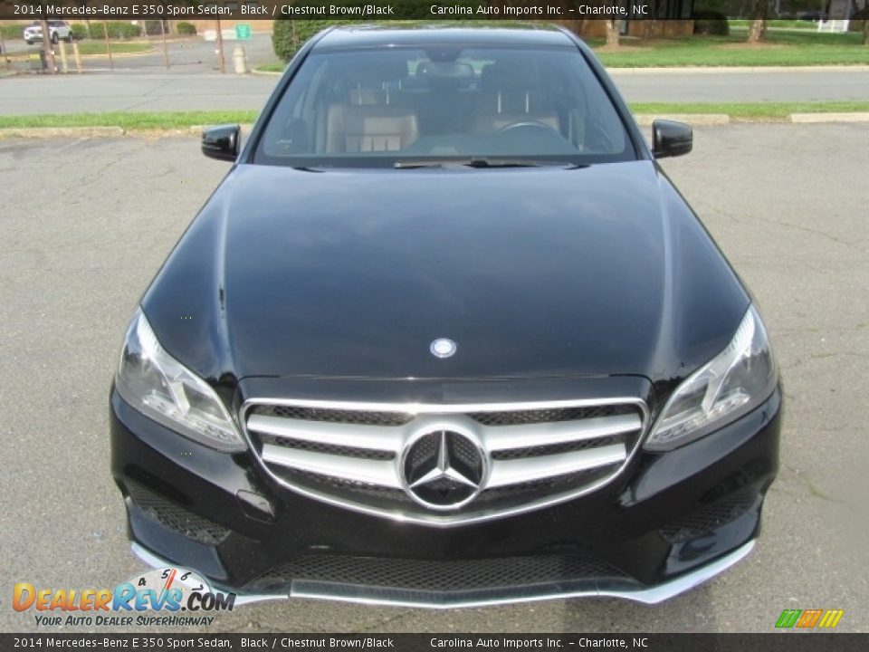 2014 Mercedes-Benz E 350 Sport Sedan Black / Chestnut Brown/Black Photo #5