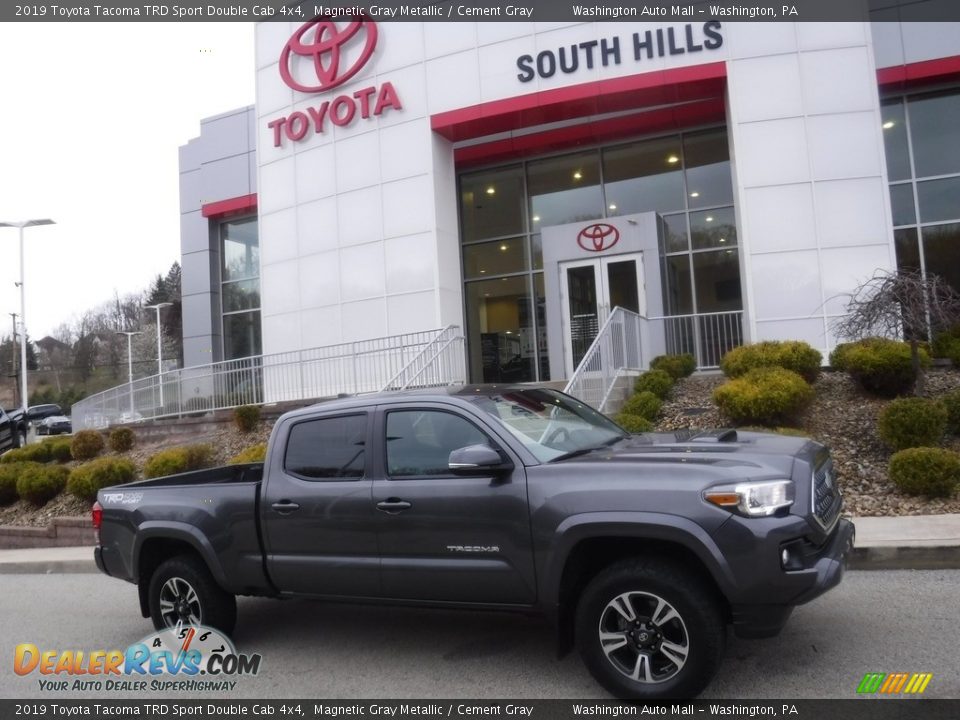 2019 Toyota Tacoma TRD Sport Double Cab 4x4 Magnetic Gray Metallic / Cement Gray Photo #2