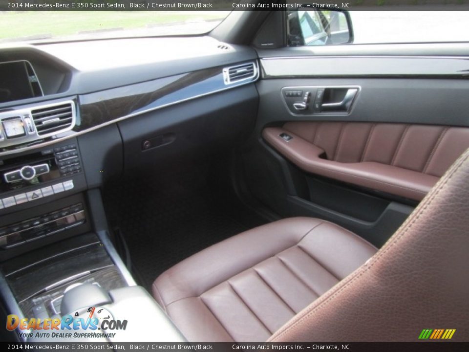 2014 Mercedes-Benz E 350 Sport Sedan Black / Chestnut Brown/Black Photo #14