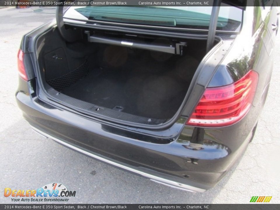 2014 Mercedes-Benz E 350 Sport Sedan Black / Chestnut Brown/Black Photo #20