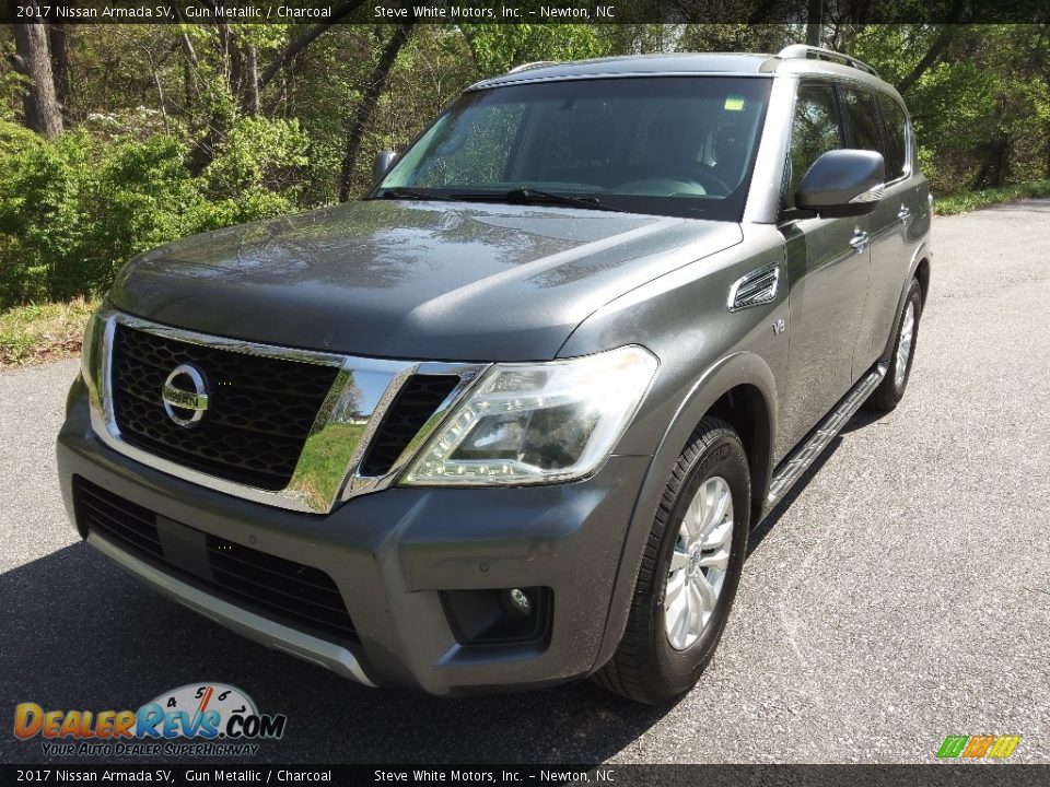 2017 Nissan Armada SV Gun Metallic / Charcoal Photo #2