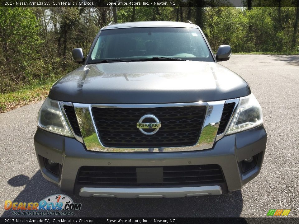 2017 Nissan Armada SV Gun Metallic / Charcoal Photo #3