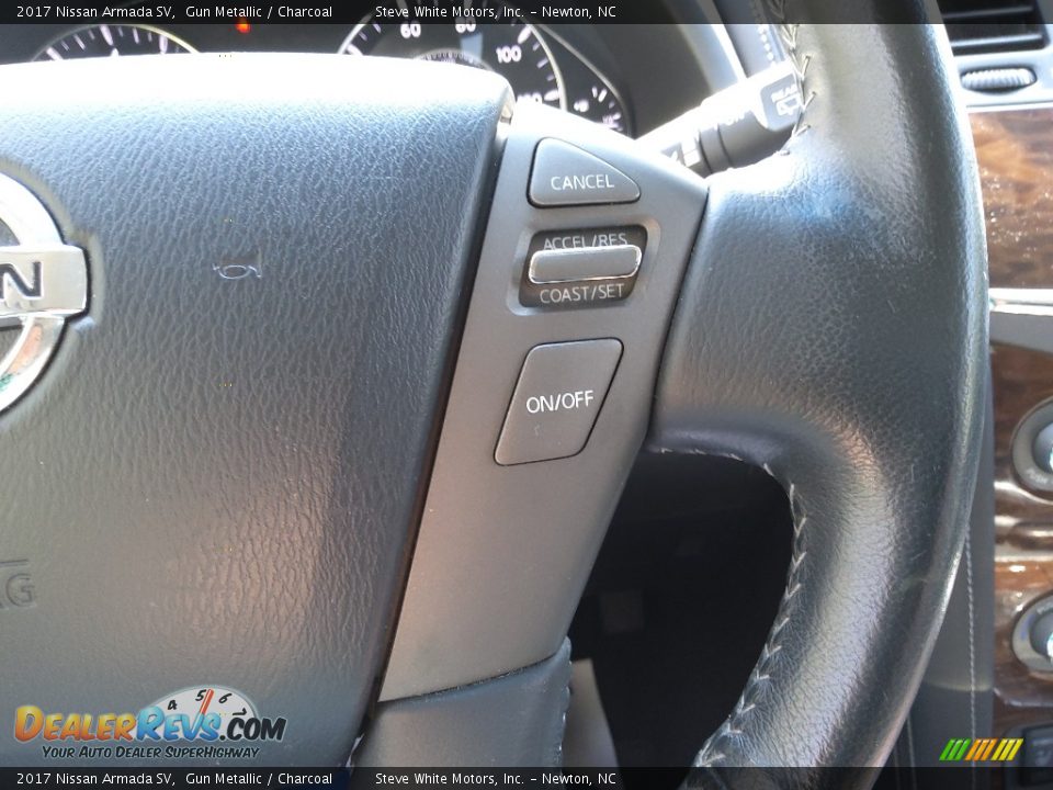 2017 Nissan Armada SV Steering Wheel Photo #21