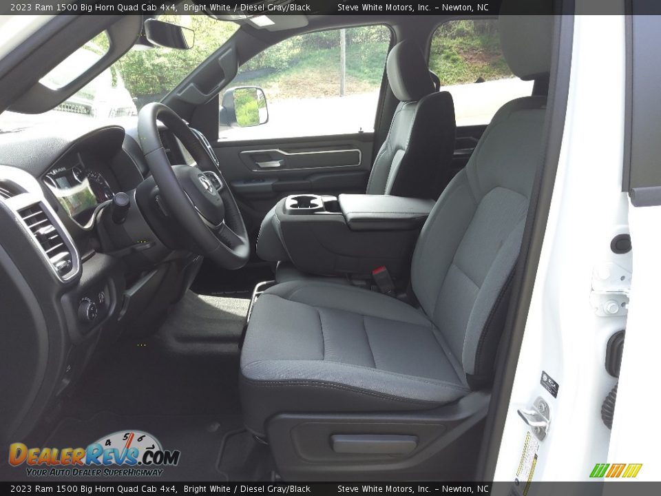 Front Seat of 2023 Ram 1500 Big Horn Quad Cab 4x4 Photo #11