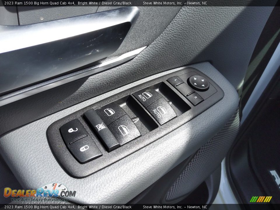 2023 Ram 1500 Big Horn Quad Cab 4x4 Bright White / Diesel Gray/Black Photo #12