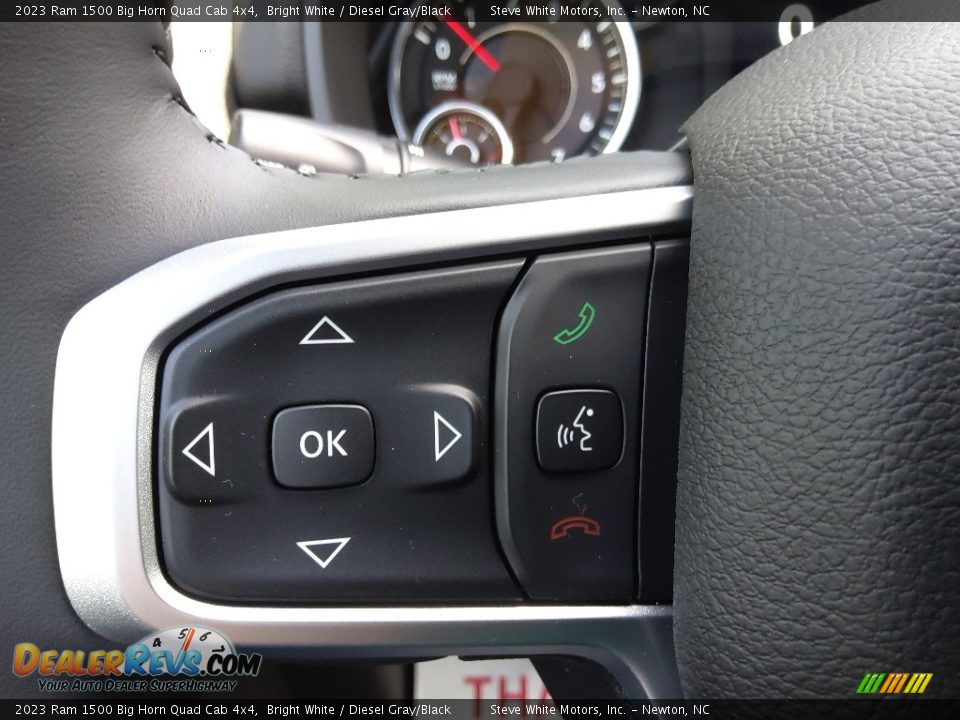 2023 Ram 1500 Big Horn Quad Cab 4x4 Steering Wheel Photo #18