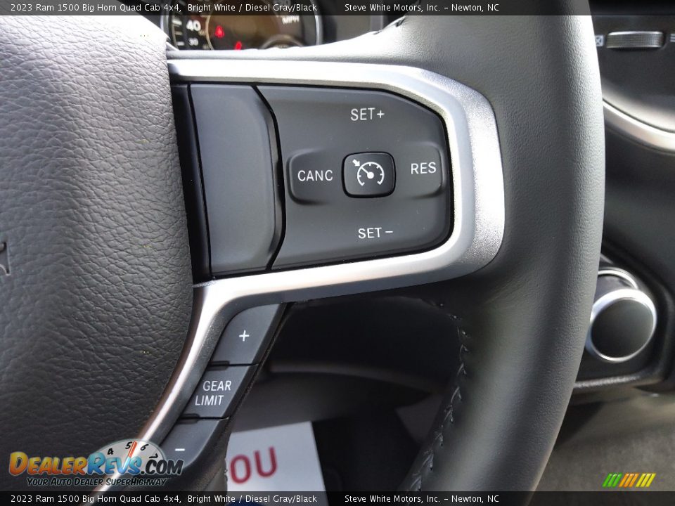 2023 Ram 1500 Big Horn Quad Cab 4x4 Steering Wheel Photo #19