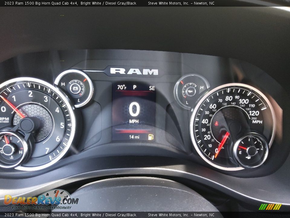2023 Ram 1500 Big Horn Quad Cab 4x4 Gauges Photo #20