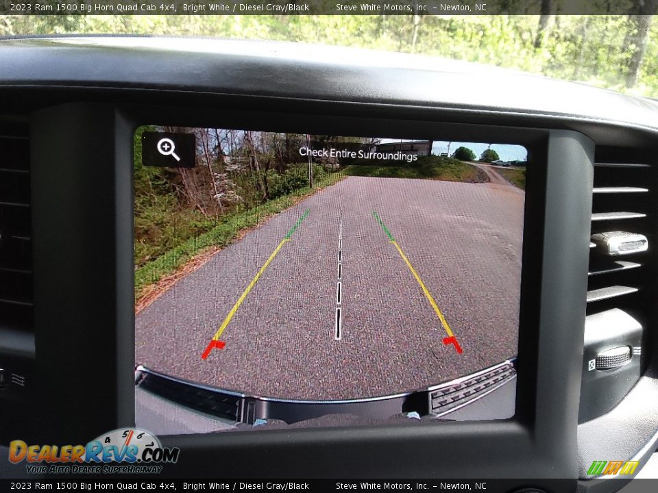 2023 Ram 1500 Big Horn Quad Cab 4x4 Bright White / Diesel Gray/Black Photo #23