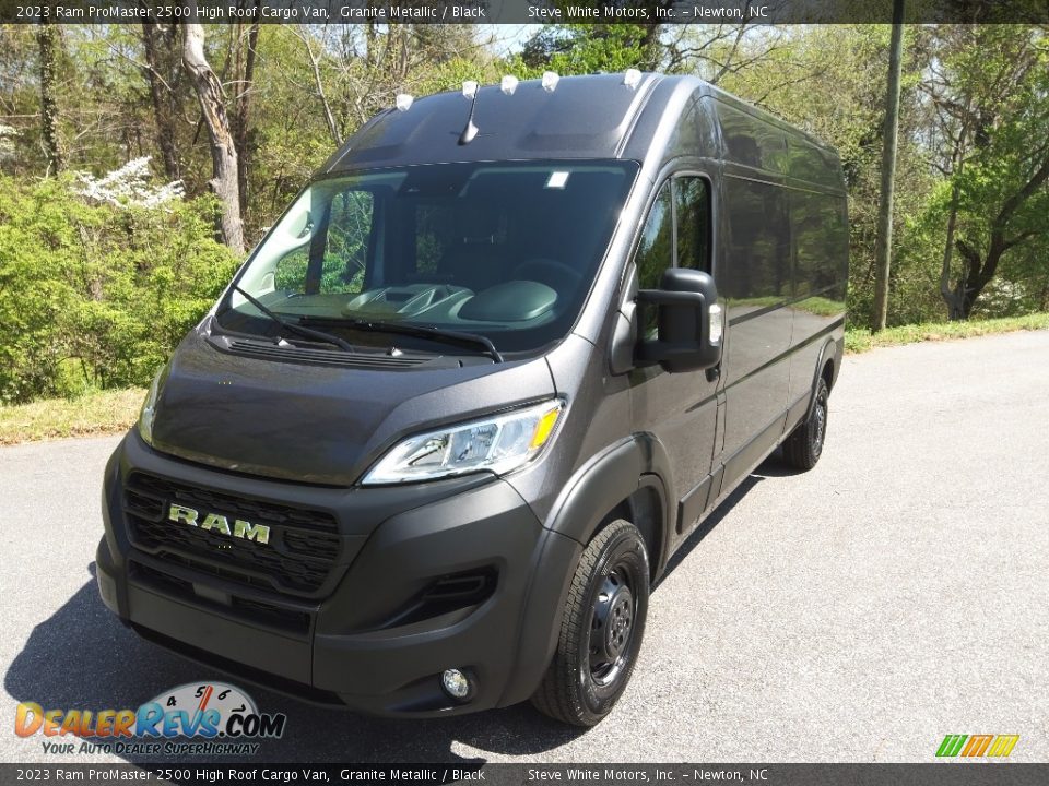 2023 Ram ProMaster 2500 High Roof Cargo Van Granite Metallic / Black Photo #2