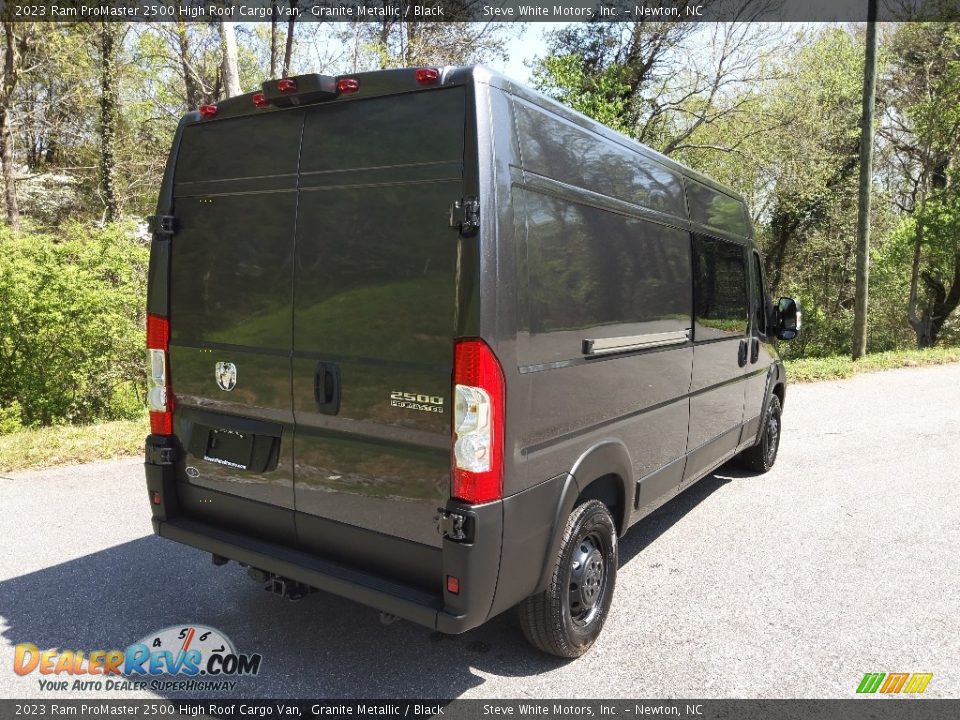 2023 Ram ProMaster 2500 High Roof Cargo Van Granite Metallic / Black Photo #6